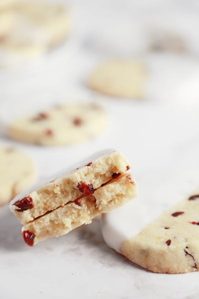 Cranberry Orange Cookies with White Chocolate - Paint Me Pink